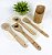 Conjunto de Utensílios de 30cm em Bambu 5 PÇS Personalizado - Imagem 6
