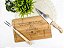 Kit Para Churrasco Bambu 3 Pçs Personalizado - Batizado - Imagem 5
