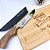 Kit para Churrasco - Tábua Bambu 32x20cm e Faca Artesanal 7 polegadas Personalizados - Imagem 4