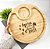 Gamela com Divisórias em Bambu 33x33cm Personalizada - Imagem 2