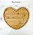 Tábua de Coração em Bambu Personalizada 27x24 cm - Imagem 5