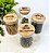 Kit Potes Herméticos 250ml Com Tampa de Bambu 4 Pçs Personalizados - Imagem 7