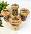 Kit Potes Herméticos 520ml Com Tampa de Bambu 4 Pçs Personalizados - Imagem 2