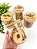 Kit Potes Herméticos 520ml Com Tampa de Bambu 4 Pçs Personalizados - Imagem 4