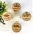Kit Potes Herméticos 770ml Com Tampa de Bambu 4 Pçs Personalizados - Imagem 9