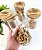 Kit Potes Herméticos 770ml Com Tampa de Bambu 4 Pçs Personalizados - Imagem 4