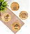 Kit Potes Herméticos 770ml Com Tampa de Bambu 4 Pçs Personalizados - Imagem 3