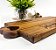 Tábua Teca com Alças de Coração 44x18 cm Personalizada - Dia Dos Namorados - Imagem 2