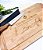 Kit Tábua em Bambu 50x30 e Faca Artesanal 8 Polegadas Personalizado - Imagem 3