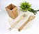 Conjunto Utensílios em Bambu 3 Peças Personalizado - Imagem 3