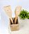 Conjunto Utensílios em Bambu 3 Peças Personalizado - Imagem 5