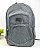 Mochila em Poliester Cinza Personalizada - Imagem 3