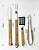 Conjunto com 4 Utensílios para Churrasco Personalizado - Cabo de Bambu - Imagem 10
