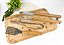 Kit Churrasco - Tábua em Bambu 50x30cm e Conjunto Utensílos 4 Peças Personalizado - Imagem 2