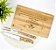Kit Para Churrasco Bambu 03 Pçs Personalizado - Casamento - Imagem 2
