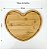 Tábua de Corte Bambu Formato Coração Personalizada - Casamento - Imagem 7