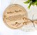 Kit Tábua Bambu C/2 Espátulas Personalizado - Casamento - Imagem 3