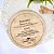 Kit Tábua Bambu C/2 Espátulas Personalizado - Casamento - Imagem 4