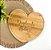 Tábua de Corte Bambu Formato Coração Personalizada - Batizado - Imagem 3