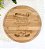 Tábua de Corte Bambu Personalizada - Batizado - Imagem 1