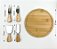 Kit Para Queijo Bambu 5 Pçs Personalizado - Batizado - Imagem 6