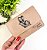 Carteira Feminina Skinny de Couro Legítimo C/ Botão e Zíper Personalizada - Mãe - Imagem 1