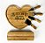 Kit Para Queijo Bambu Formato Coração C/ Base 6 Pçs Personalizado - Mãe - Imagem 3