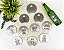 Kit Porta Copos em Inox com Abridor de Garrafas Personalizados - Imagem 1