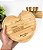 Kit para Queijo 6 Peças em Bambu  Formato Coração com Personalização - Imagem 2