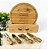 Kit para Queijo em Bambu com Base 6 Peças Personalizado - Imagem 3