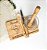 Kit para Caipirinha em Bambu - 350ml - 5 pçs Personalizado - Imagem 1