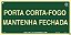 PLACA PORTA CORTA FOGO - Imagem 1