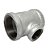 TEE DE REDUÇÃO GALVANIZADO 2.1/2" X 1.1/2" F/F BSP - Imagem 1