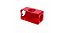 CAIXA PVC CONDULETE 5 ENTRADAS ANTI CHAMAS 1/2" E 3/4" - VERMELHO - Imagem 2