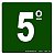 PLACA 5° ANDAR - Imagem 1