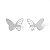 Brinco Borboleta - Prata 925 - Imagem 1