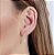 Brinco Ear Cuff Brilhante - Prata 925 - Imagem 2