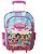 Mochila Escolar Princesas Disney Com Rodinhas - Imagem 1