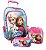 Kit Escolar  - Mochila Frozen Com Carrinho, Lancheira Térmica e Estojo - Imagem 1