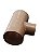 Tee de Cobre 2 1/8 X 2 1/8 X 1 3/8 Solda - Imagem 1