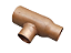 TEE de Cobre 1 5/8 X 1 1/8 X 1 1/8 SOLDA - Imagem 1