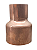 Luva Redutora de Cobre 2 1/8 X 1 3/8 Solda - Imagem 1