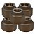 Kit 5 Pçs Porca Flare 3/8 Forjada Alta Pressão 800 Psi Ar Condicionado - Imagem 1