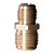 Kit 5 Pçs União Redução Reta Flare 1/2 x 3/8 Latão Forjado 800 Psi - Imagem 2