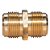 Kit 5 Pçs União Redução Reta Flare 5/8 x 1/2 Latão Forjado 800 Psi - Imagem 4