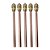 Kit 5 Pçs Válvula Schrader 1/4 Sae Refrigeração Ar Condicionado R410a - Imagem 1