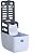 DISPENSER DE SABONETE/ALCOOL 800ML C/ RESERVATORIO NOBRE - Imagem 4