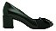 Sapato Usaflex Scarpin Preto Com Laço - Imagem 2