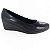 Sapato Usaflex Scarpin Preto Anabela - Imagem 2
