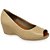 Sapato Usalex PeepToe Nude Anabela - Imagem 2